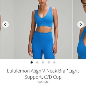 Lululemon Align V-neck Bra - C/D